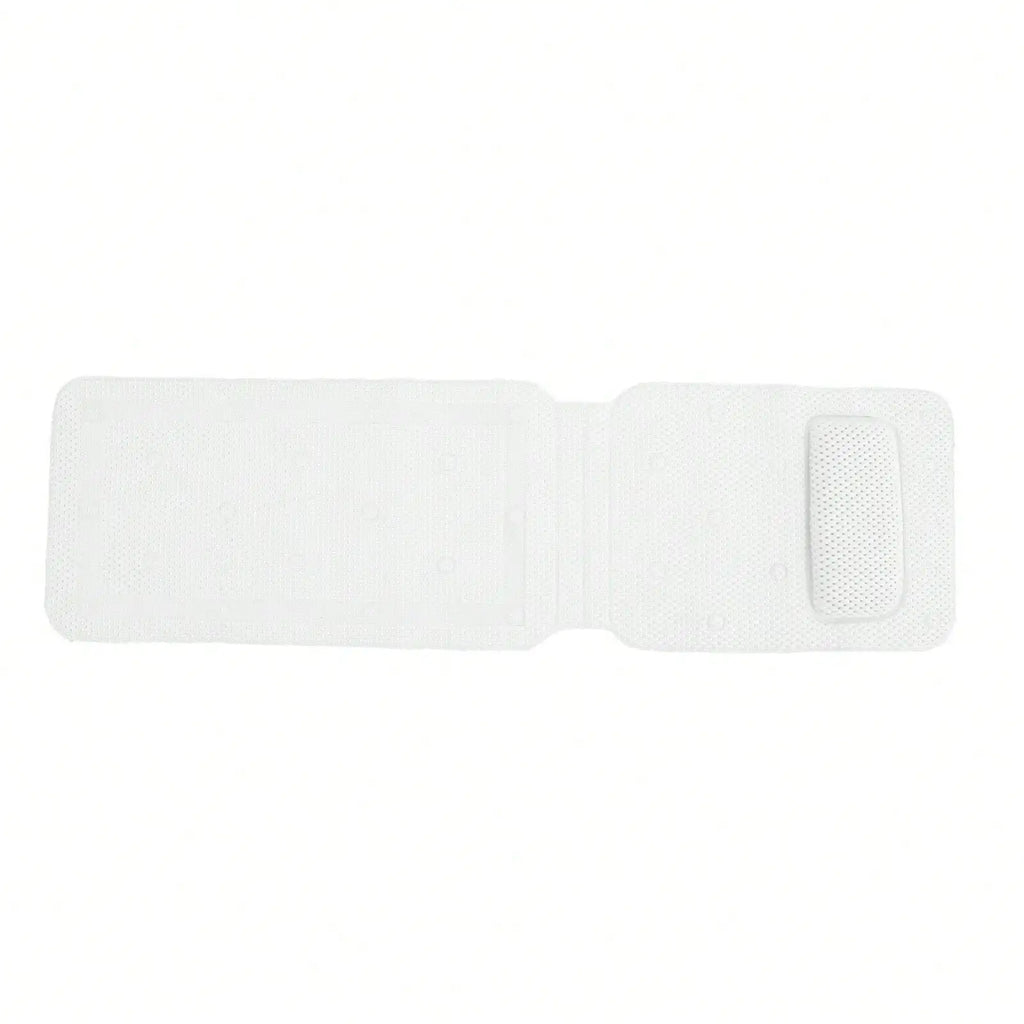 Tapis de baignoire blanc avec oreiller