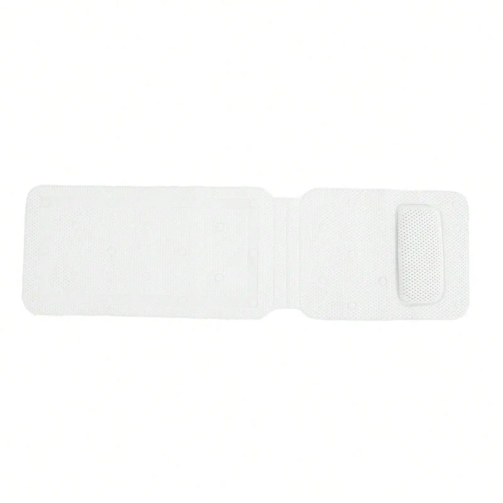 Tapis de baignoire blanc avec oreiller