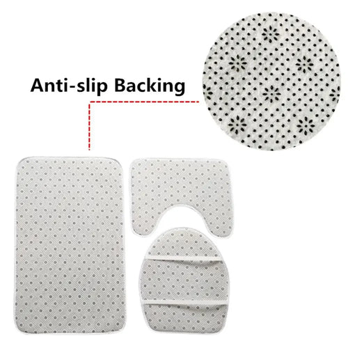 Ensemble de tapis de bain moelleux