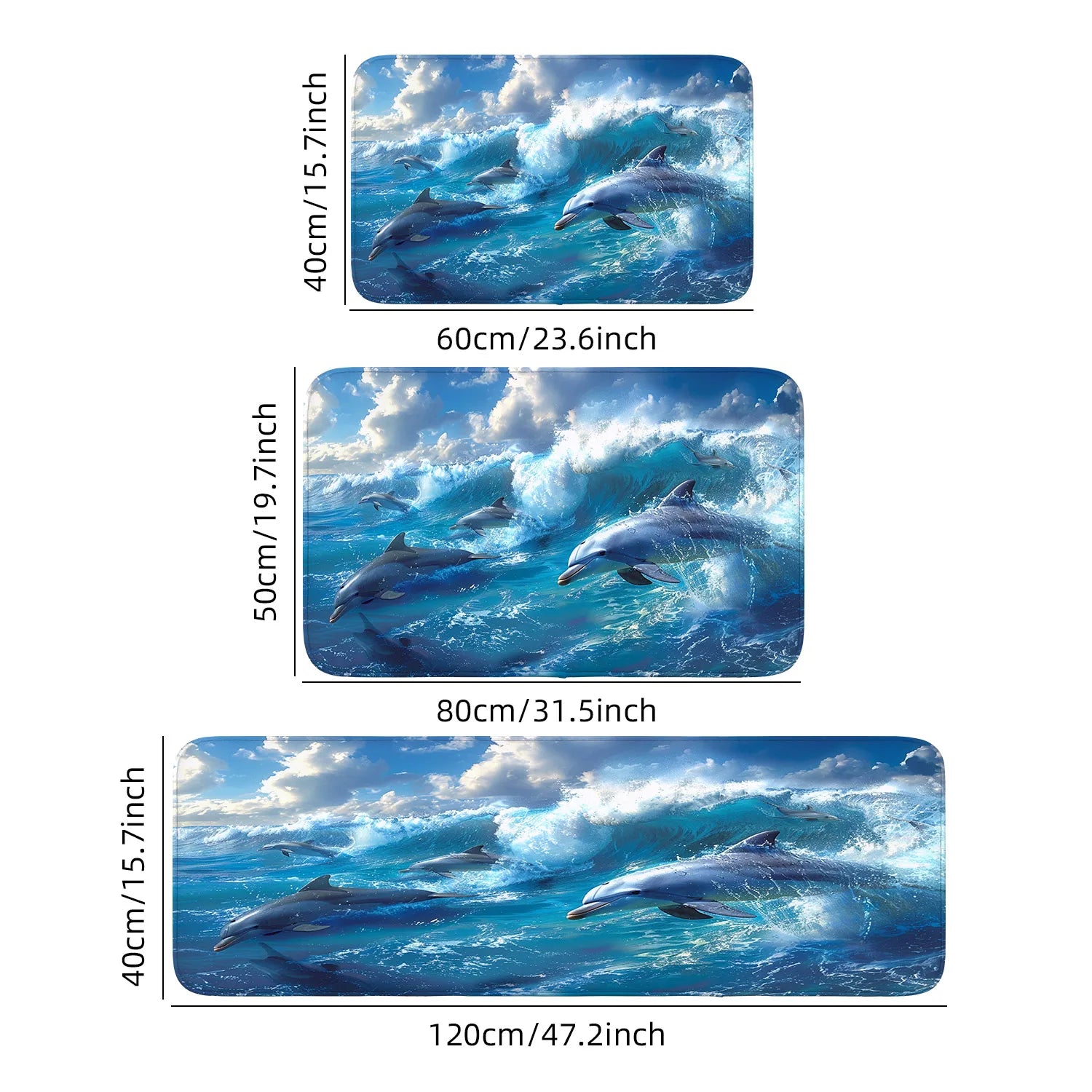 Tapis de bain dauphin