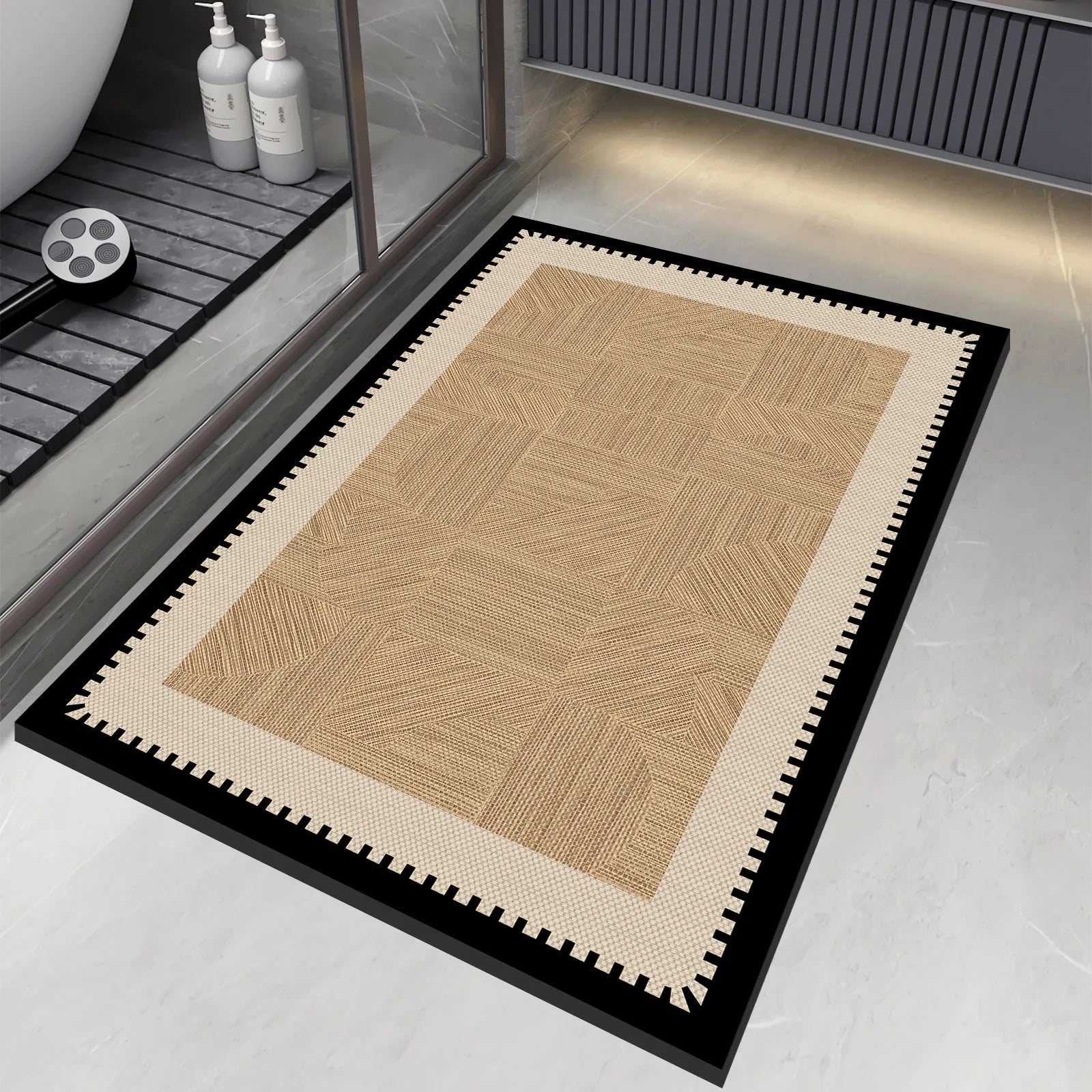 Tapis de bain de luxe en diatomite