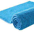 Tapis de bain en chenille moelleux